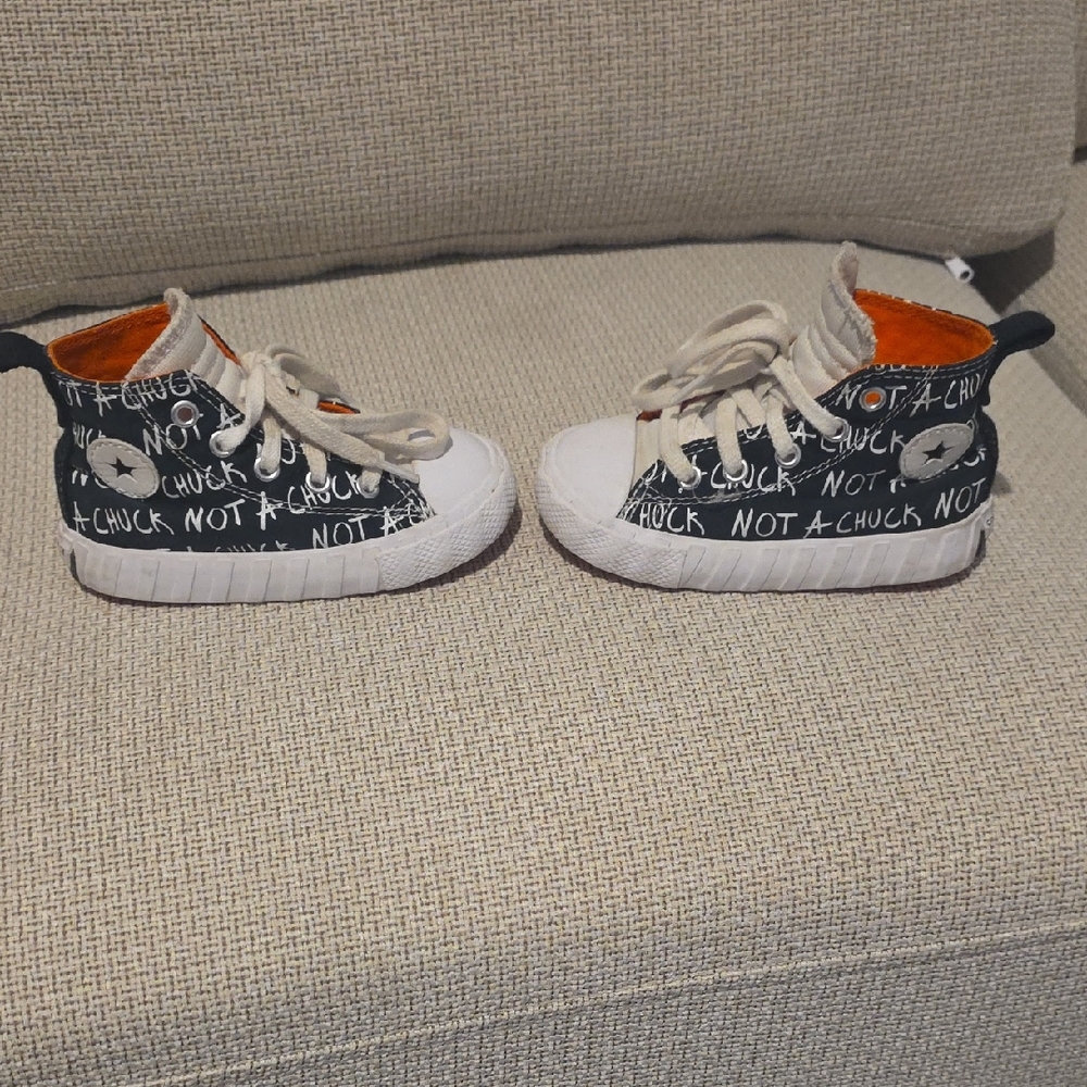 Allstar Kids High-Top Sneakers - Black and White